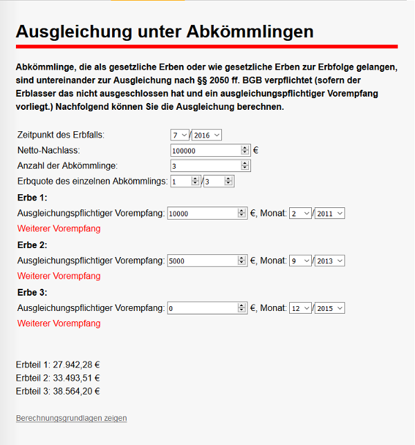 Ausgleichung Rechner